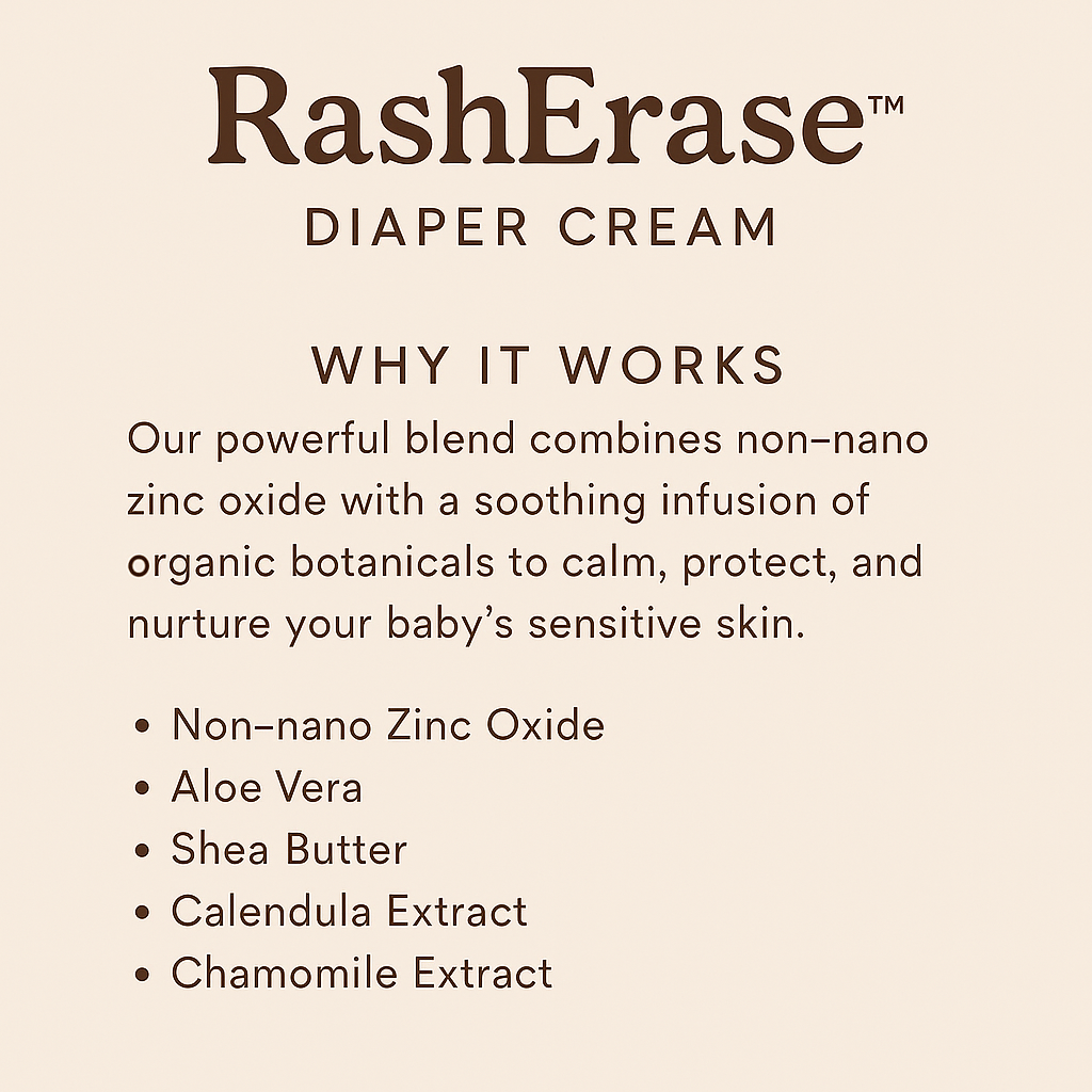 RashErase – Soothing Organic Diaper Rash Relief